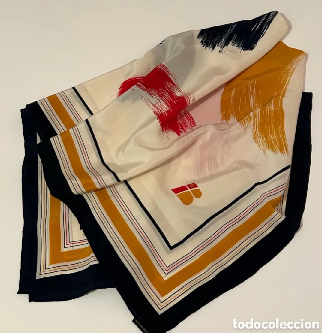 Vintage: Pa&ntilde;uelo seda compa&ntilde;&iacute;a iberia. - Foto 2