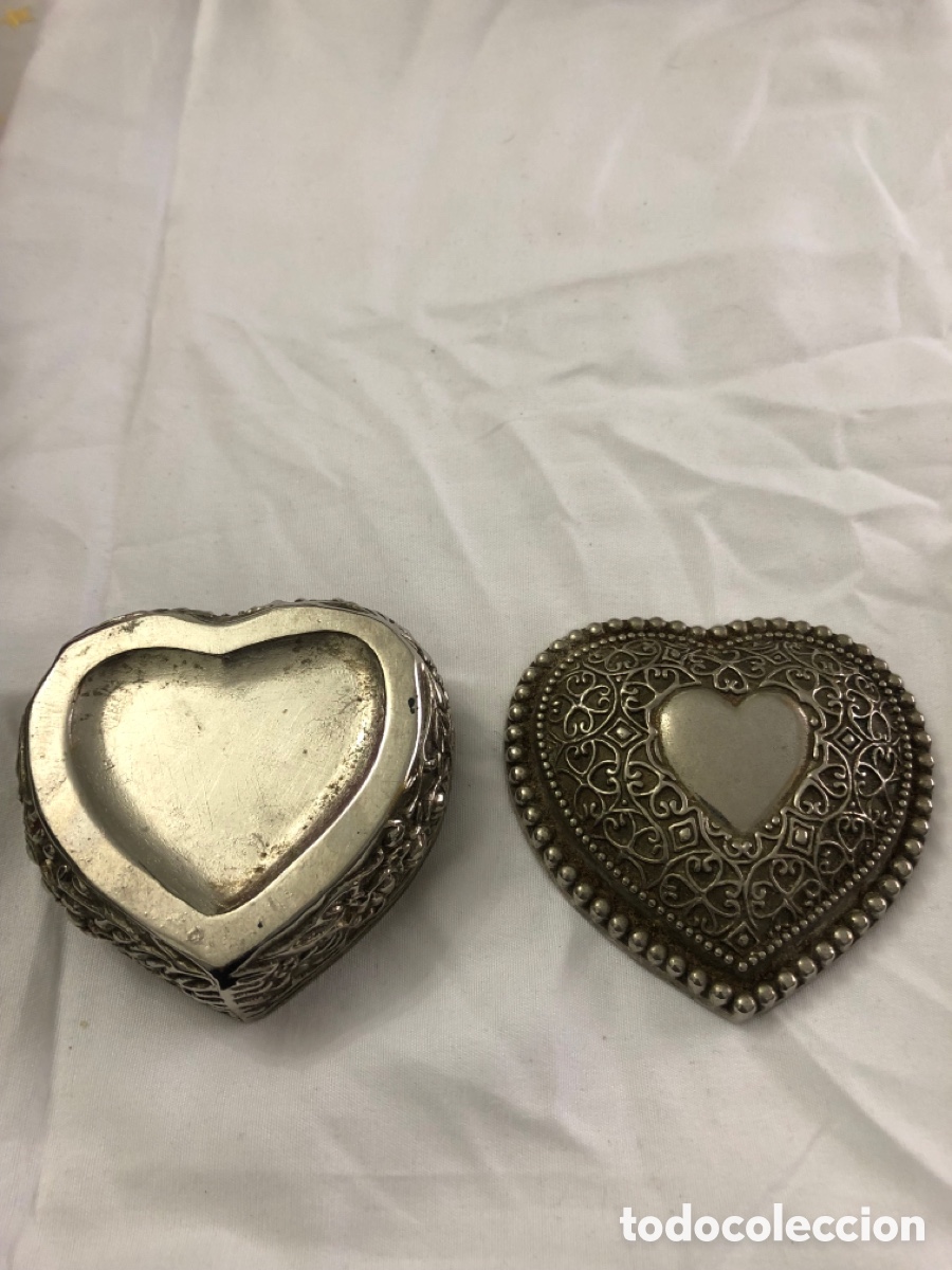 Vintage: Joyero vintage con forma de coraz&oacute;n - Foto 3