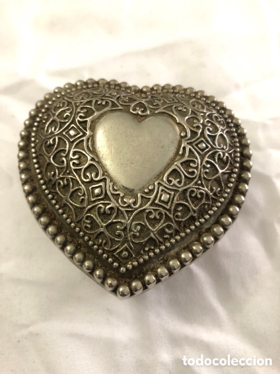 Vintage: Joyero vintage con forma de coraz&oacute;n - Foto 1
