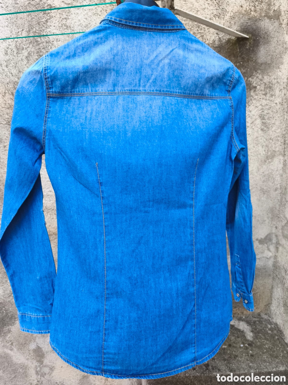 Vintage: Camisa vaquera 100% algod&oacute;n - Foto 5