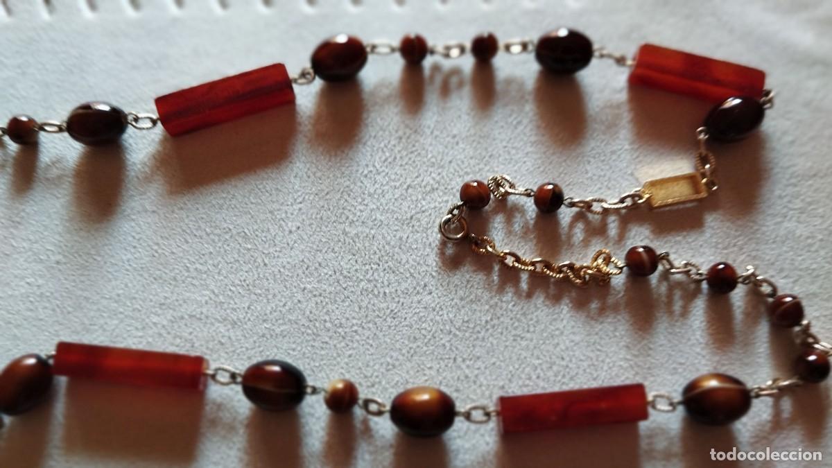 Vintage: COLLAR LARGO CON CUENTAS DE RESINA - Foto 5