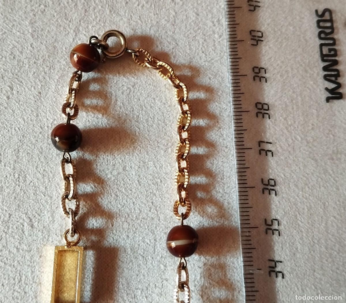 Vintage: COLLAR LARGO CON CUENTAS DE RESINA - Foto 6