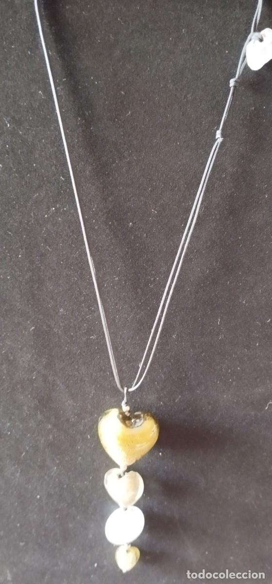 Vintage: COLLAR LARGO CON PERLAS DE CRISTAL DE MURANO. VINTAGE - Foto 4