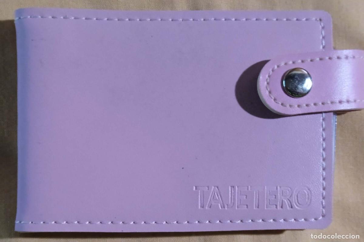 Vintage: TARJETERO - MORADO - TARJETAS - Foto 1