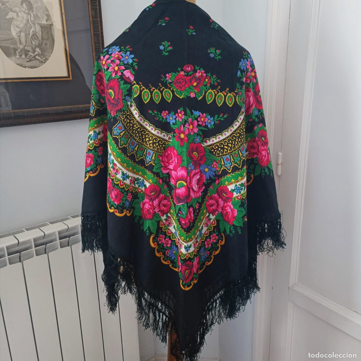 Vintage: PA&Ntilde;UELO-MANT&Oacute;N INDUMENTARIA TRADICIONAL - Foto 1