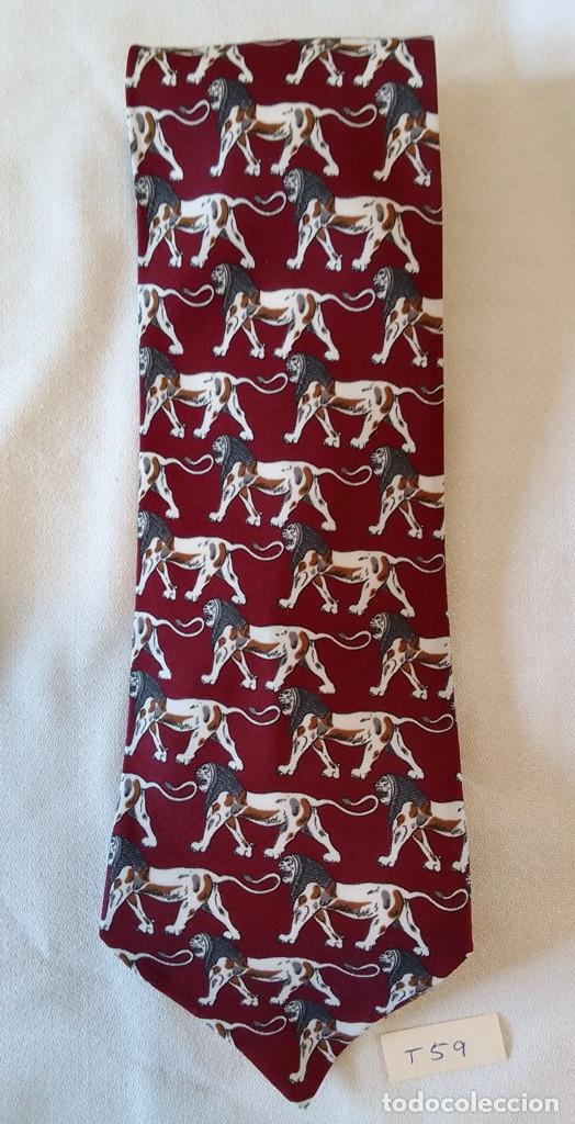 Vintage: Corbata con estampado de leones - Foto 1