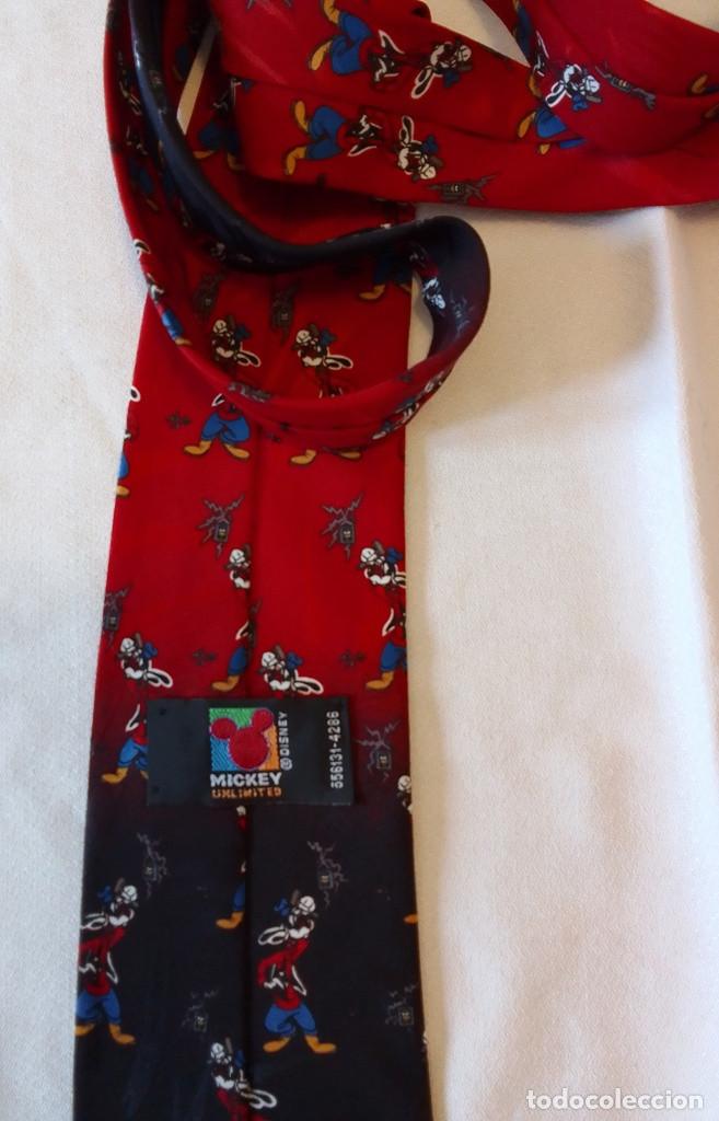 Vintage: Corbata Mickey Disney. Perro Goofy - Foto 2