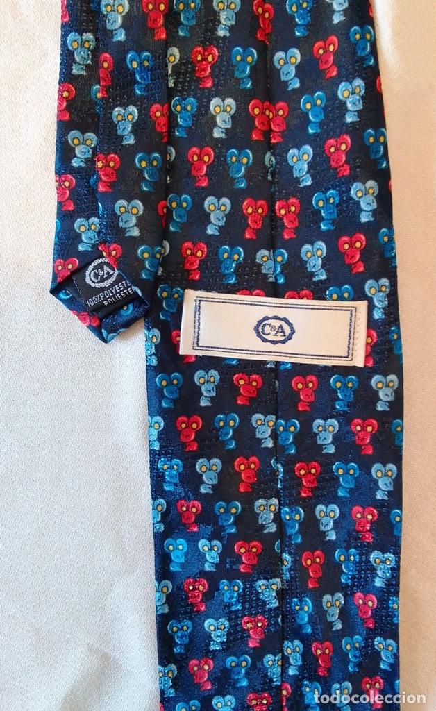 Vintage: Corbata con estampado ratones - Foto 2
