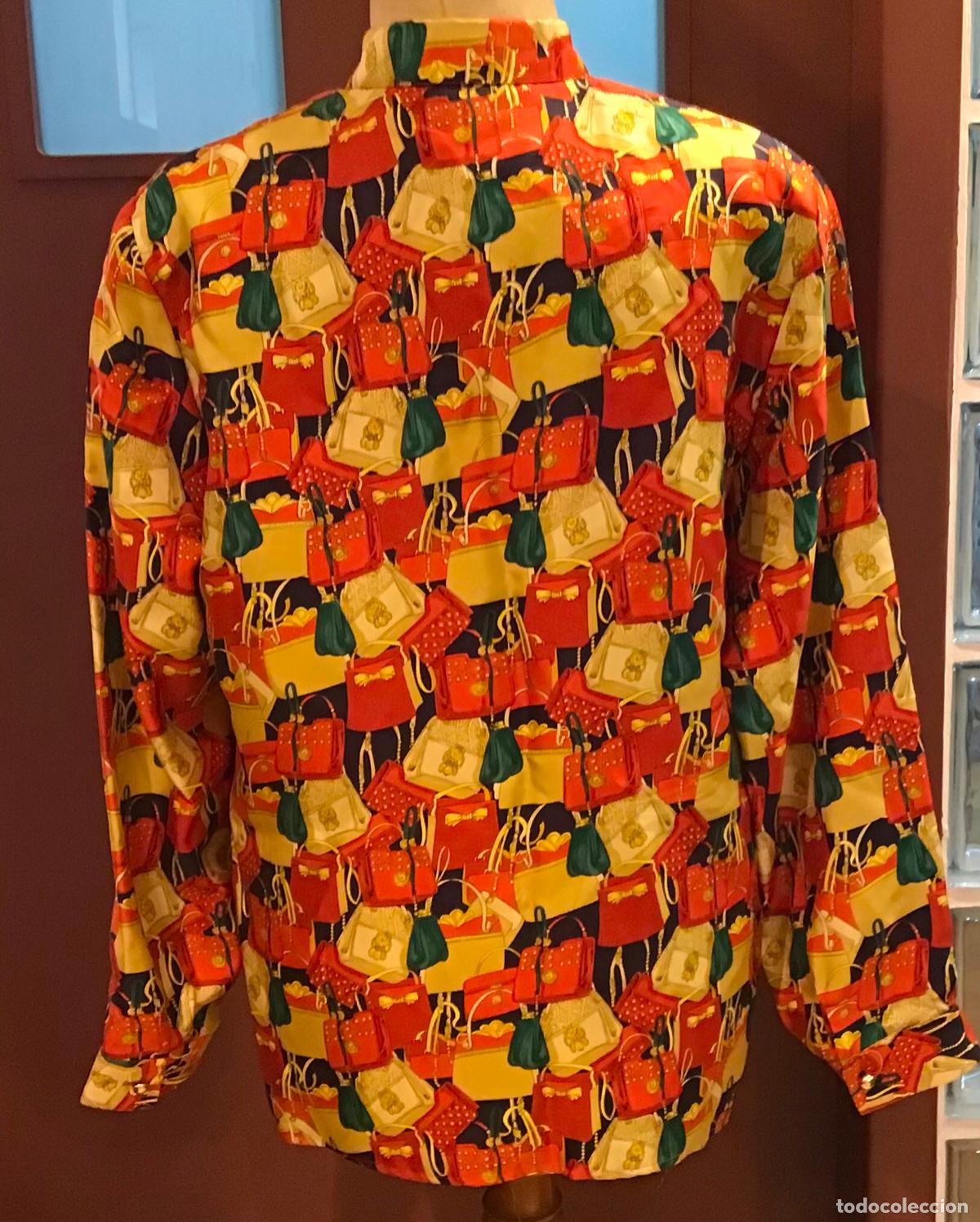 Vintage: CAMISA DE SE&Ntilde;ORA A&Ntilde;OS 80 - Foto 2
