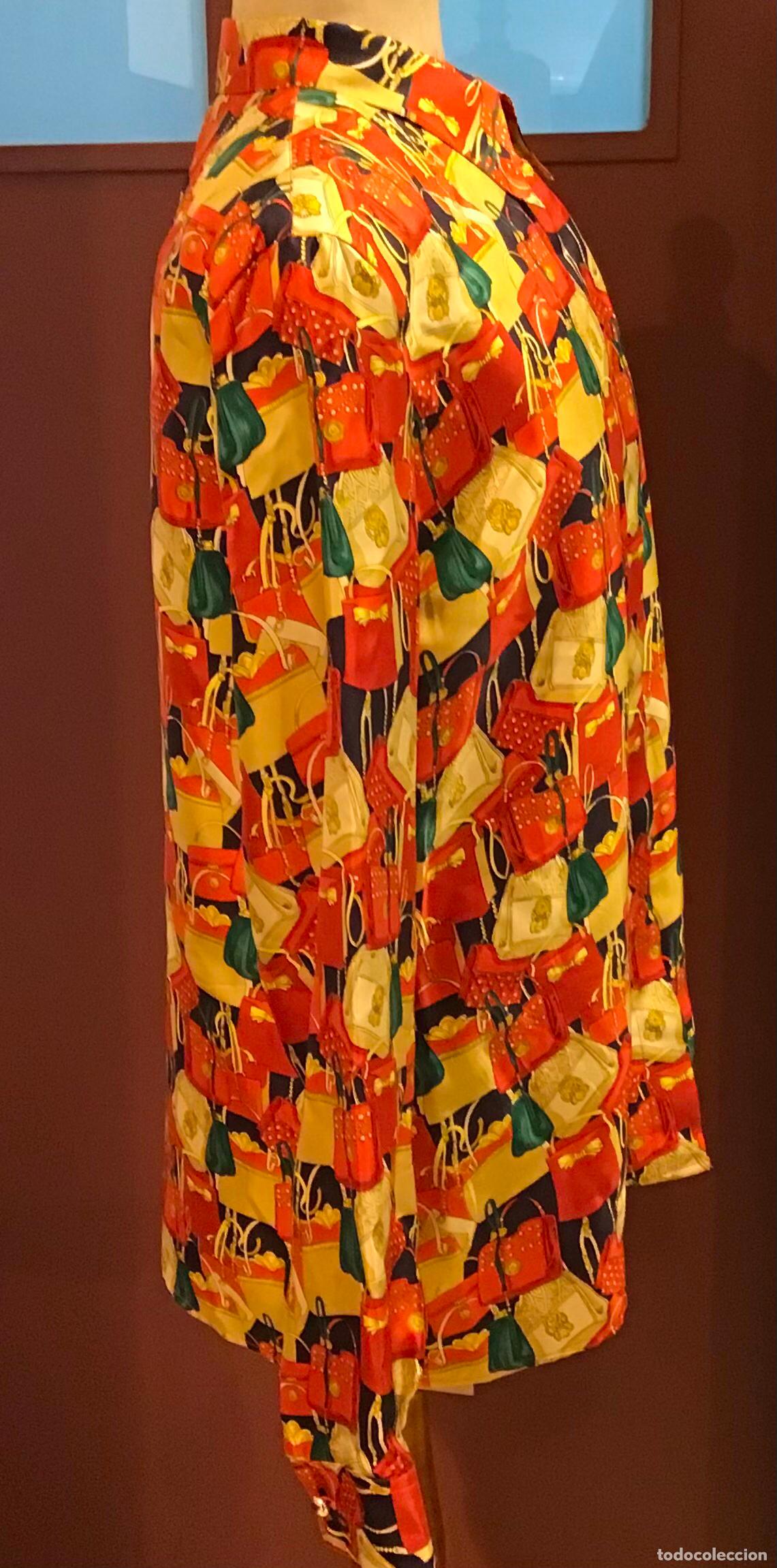 Vintage: CAMISA DE SE&Ntilde;ORA A&Ntilde;OS 80 - Foto 4