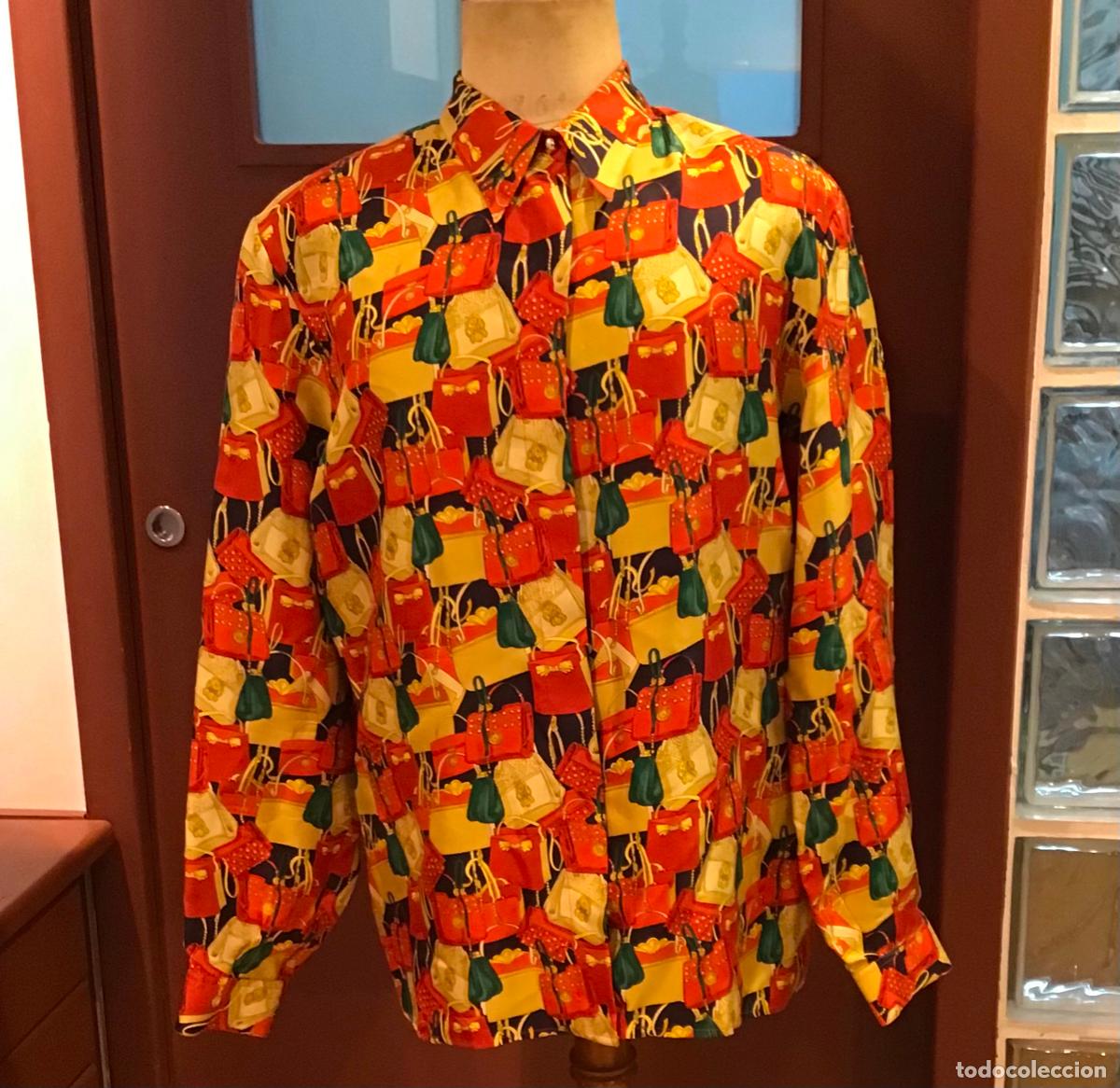 Vintage: CAMISA DE SE&Ntilde;ORA A&Ntilde;OS 80 - Foto 1