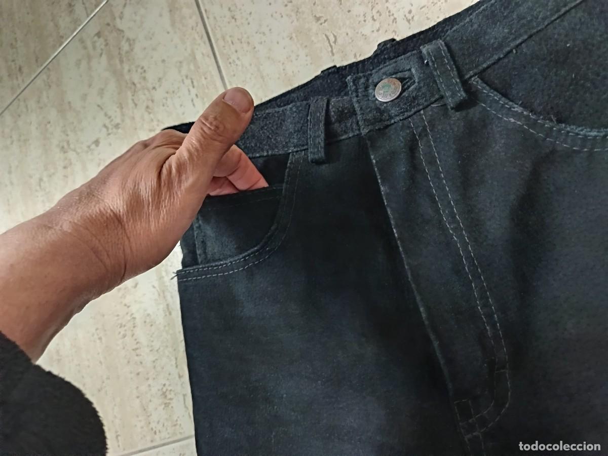 Vintage: PANTALONES 100% PIEL. - Foto 5