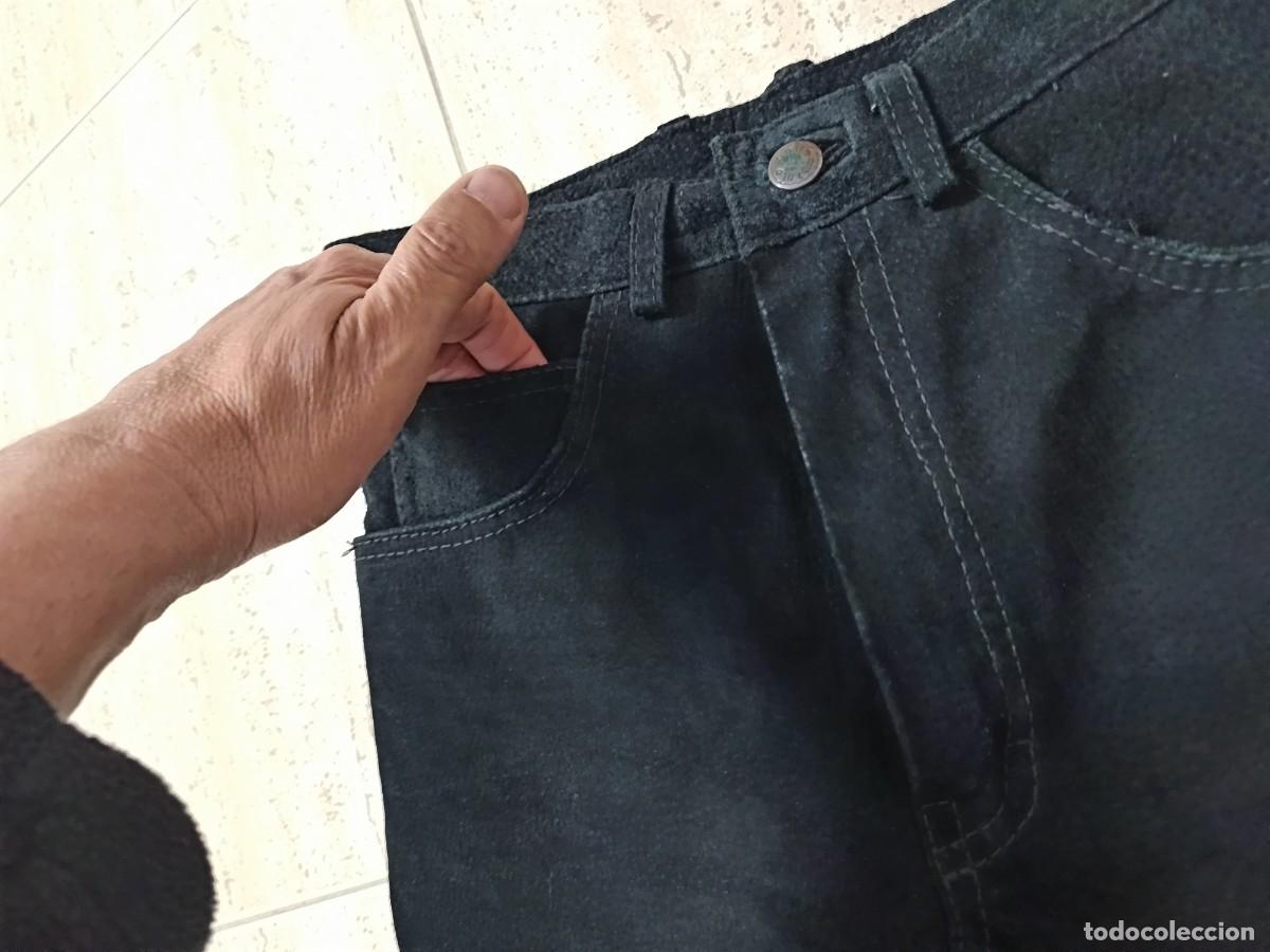 Vintage: PANTALONES 100% PIEL. - Foto 6