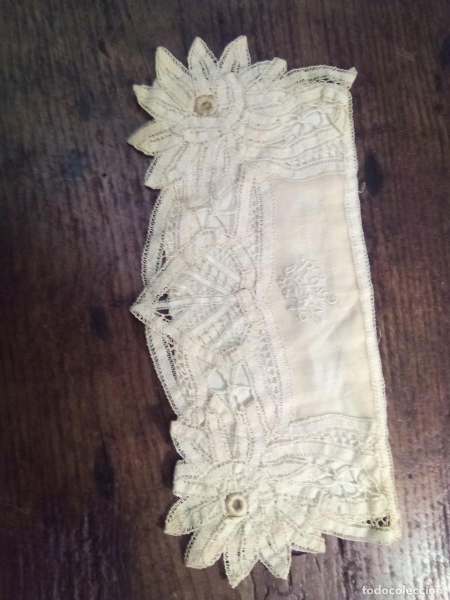 Vintage: Bolsa de tela bordada - Foto 1