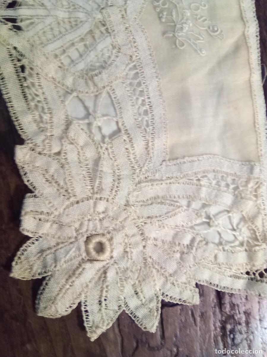 Vintage: Bolsa de tela bordada - Foto 2