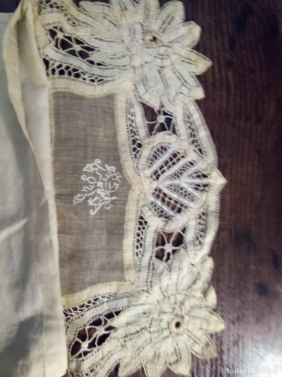 Vintage: Bolsa de tela bordada - Foto 5