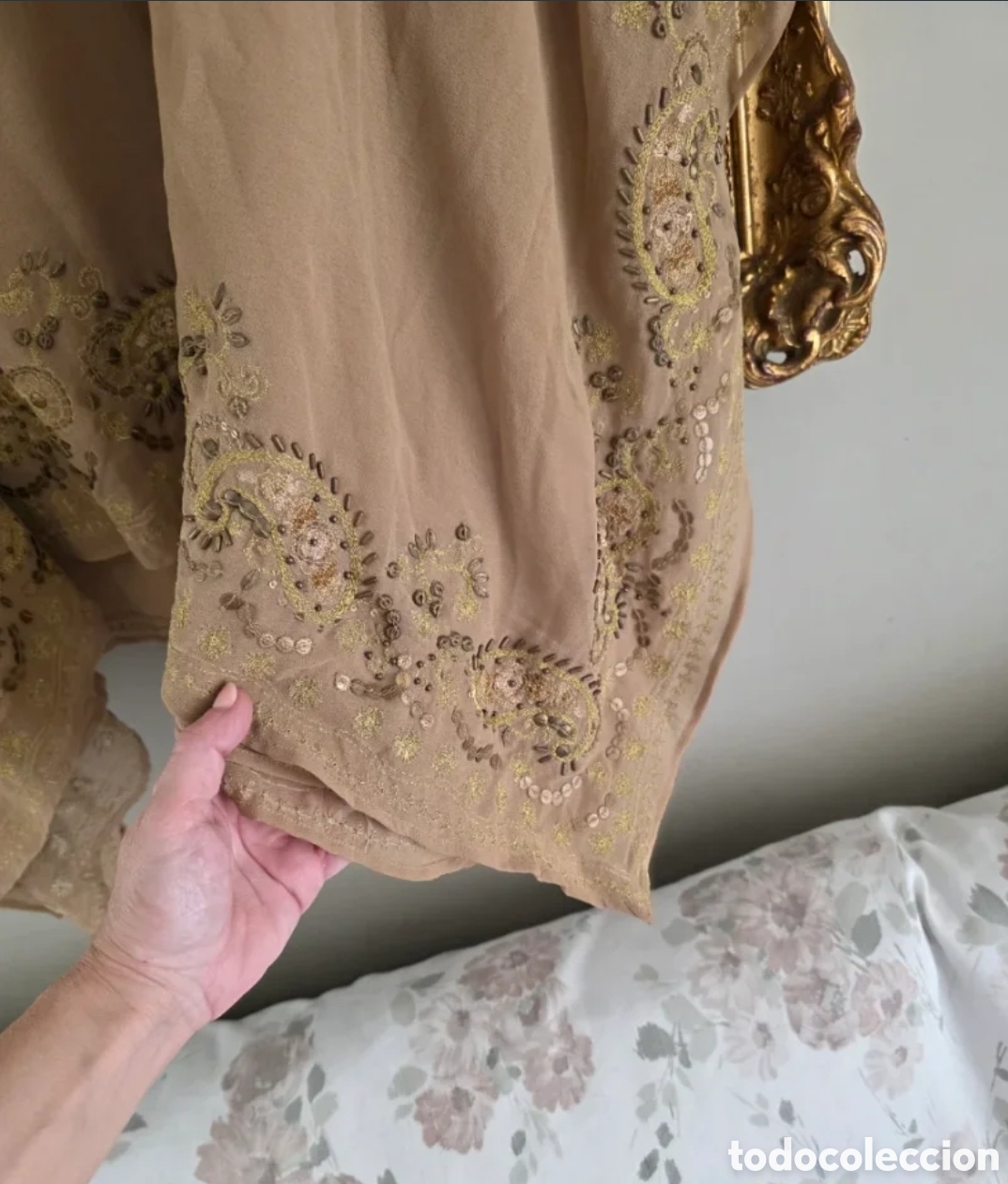 Vintage: Seda Zuhair Murad x Mango Beige/Oro - Foto 4