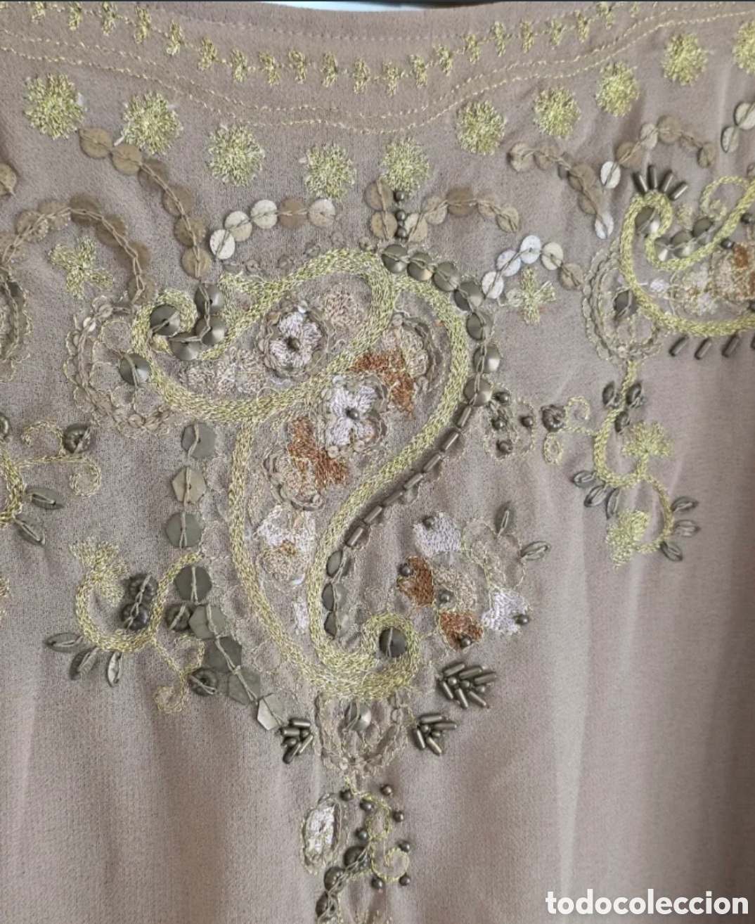 Vintage: Seda Zuhair Murad x Mango Beige/Oro - Foto 6
