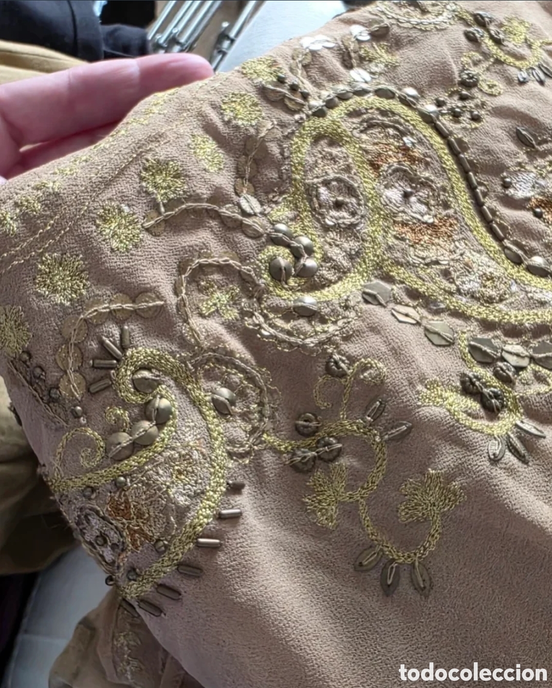 Vintage: Seda Zuhair Murad x Mango Beige/Oro - Foto 7