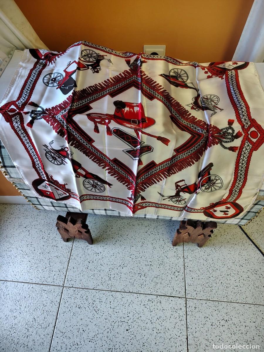 Vintage: Pa&ntilde;uelo de ray&oacute;n, vintage. - Foto 1
