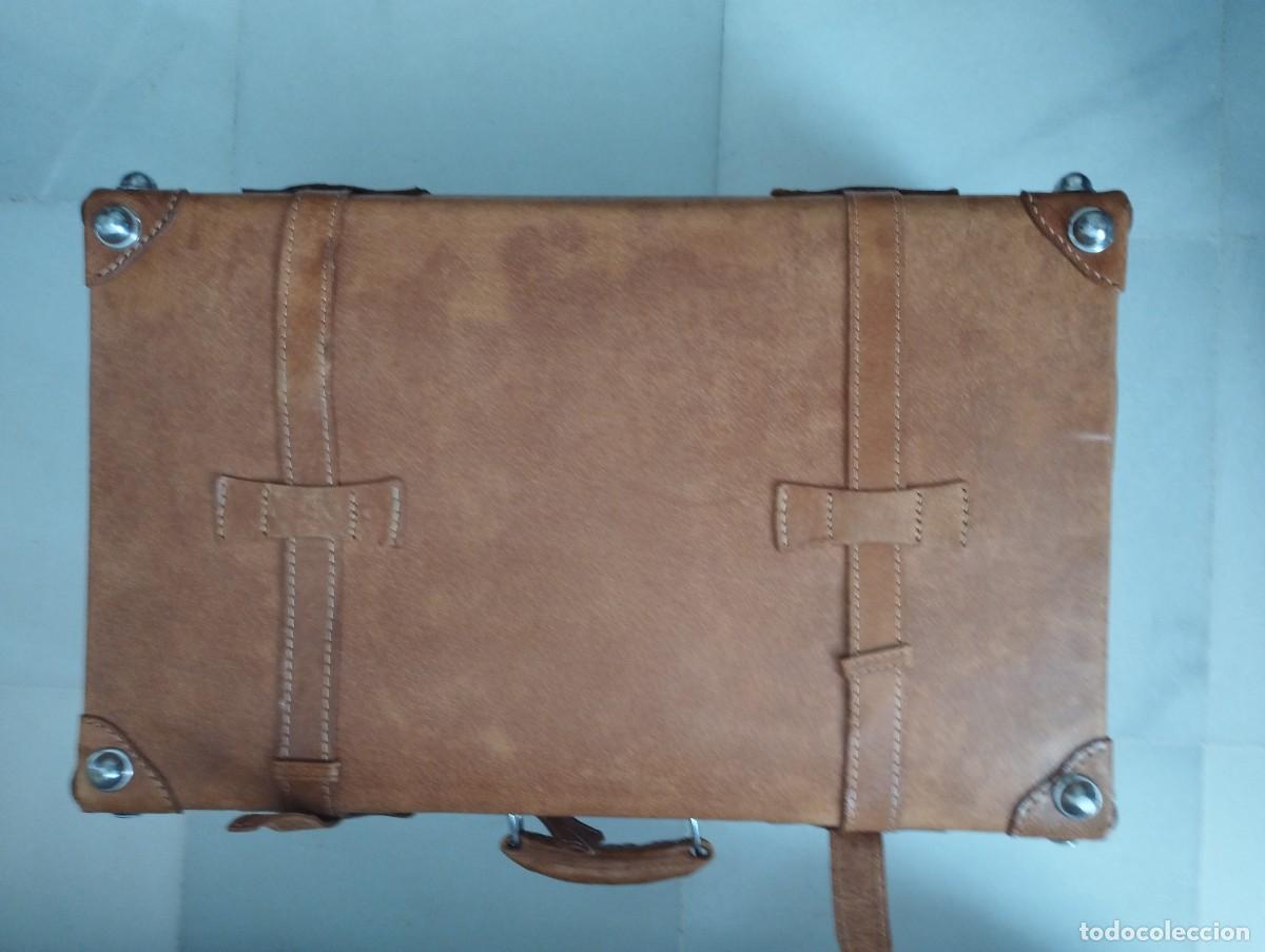Vintage: Maleta imitaci&oacute;n piel - Foto 3