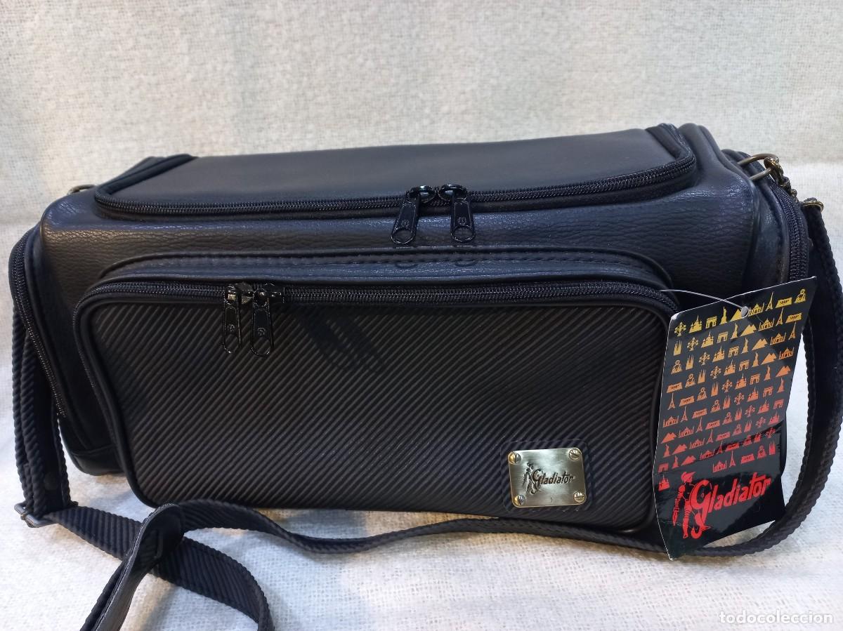 Vintage: BOLSO VIAJE (multiusos) &uml;GLADIATOR&uml; negro (40cm) - Foto 1