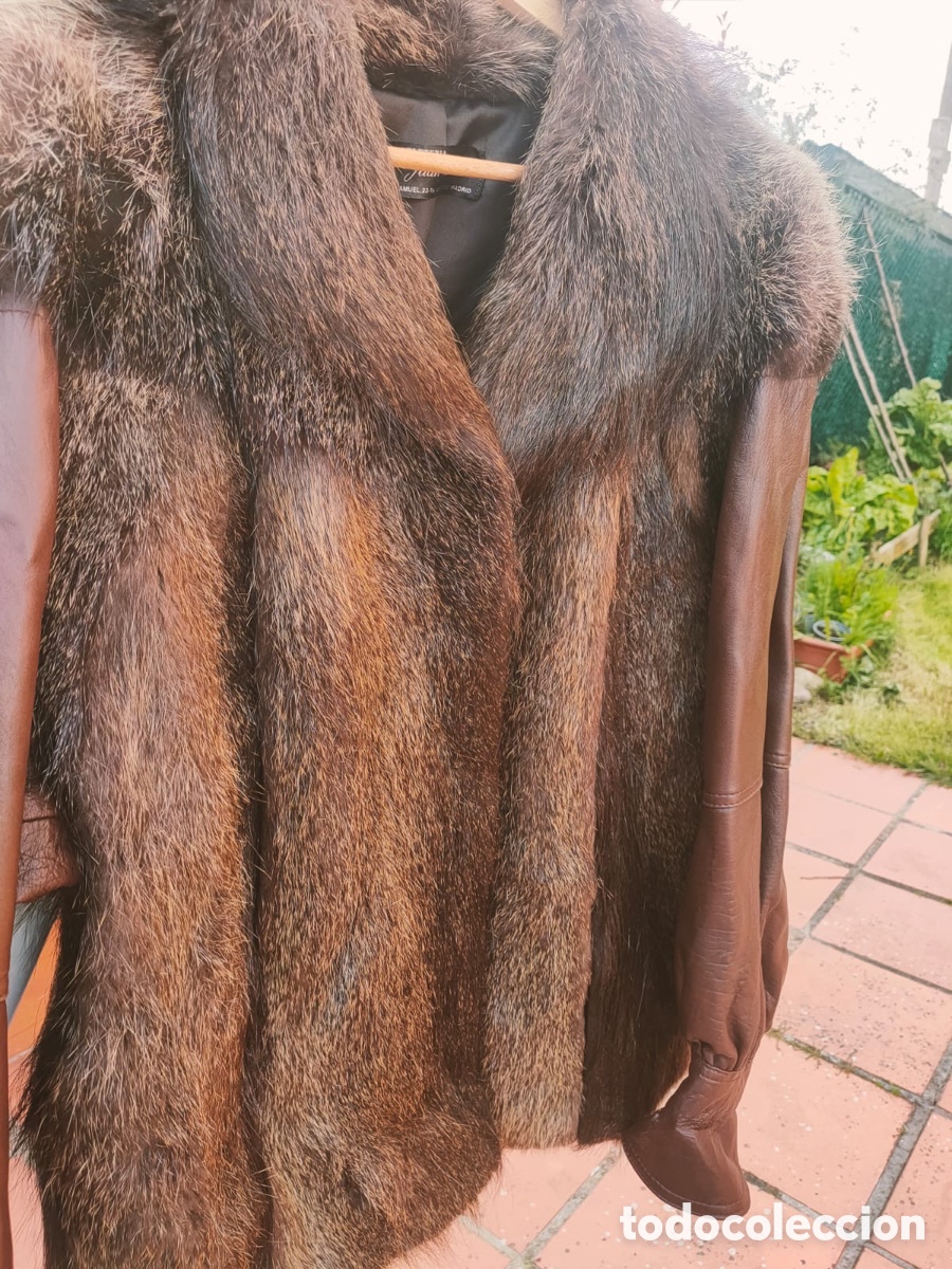Vintage: Chaquet&oacute;n de piel Nutr&iacute;@ - Foto 4