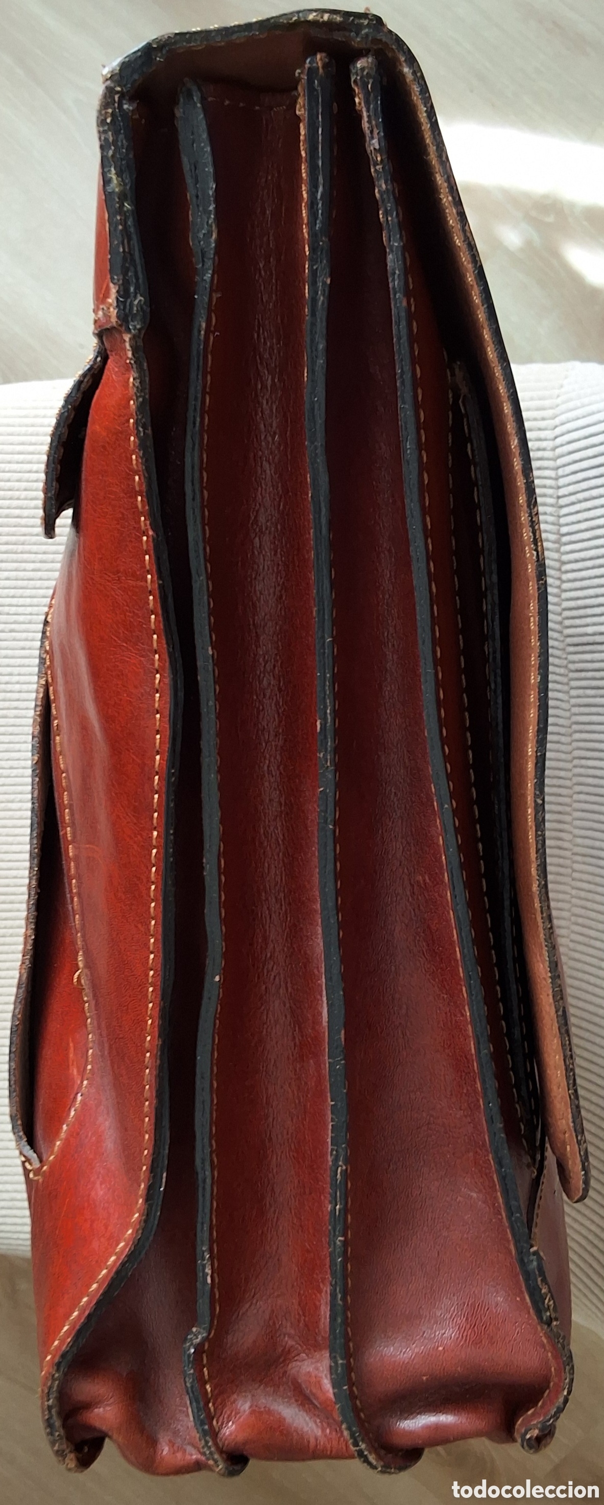 Vintage: Maletin cuero marca Pheyo con funda de protecci&oacute;n - Foto 7