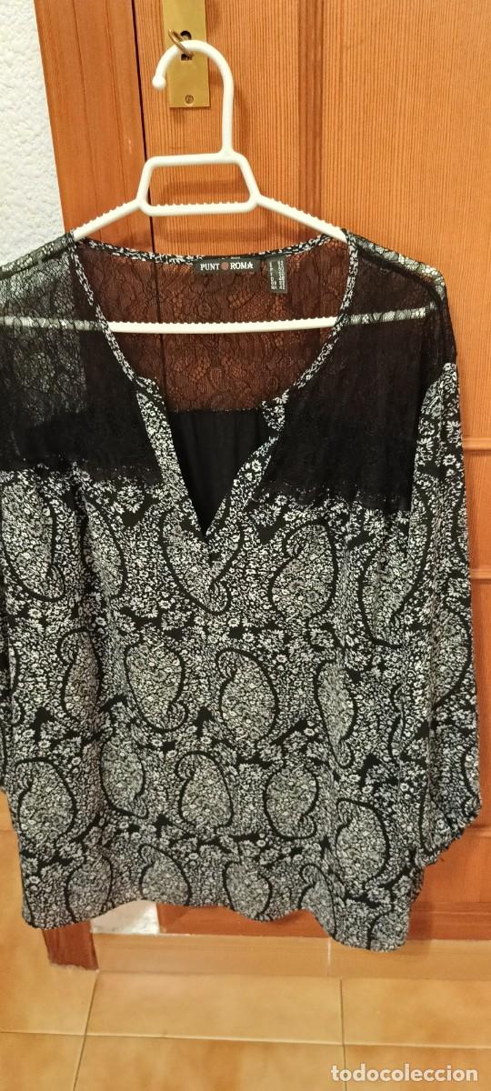 Vintage: Blusa PUNTO ROMA. Talla 52
