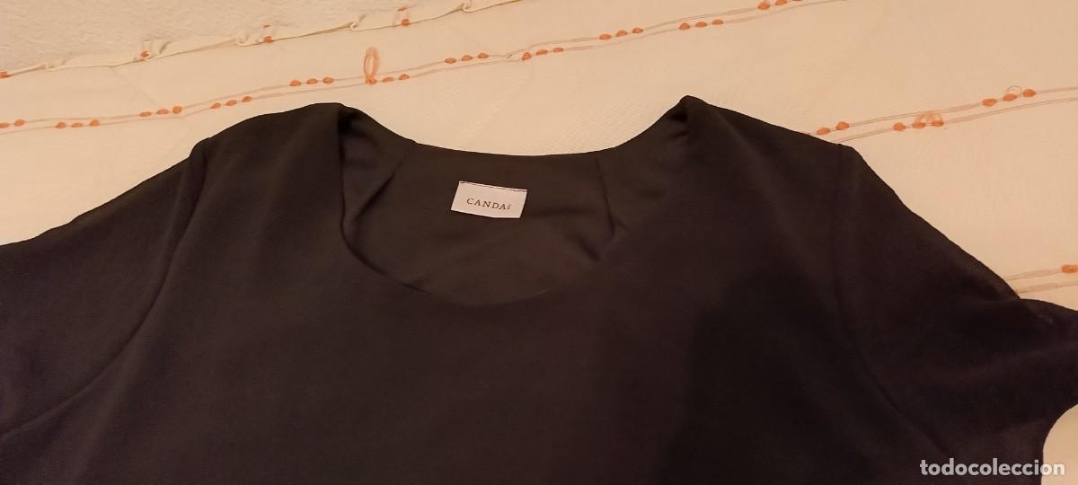 Vintage: Blusa negra CANDA. Talla 50 - Foto 3