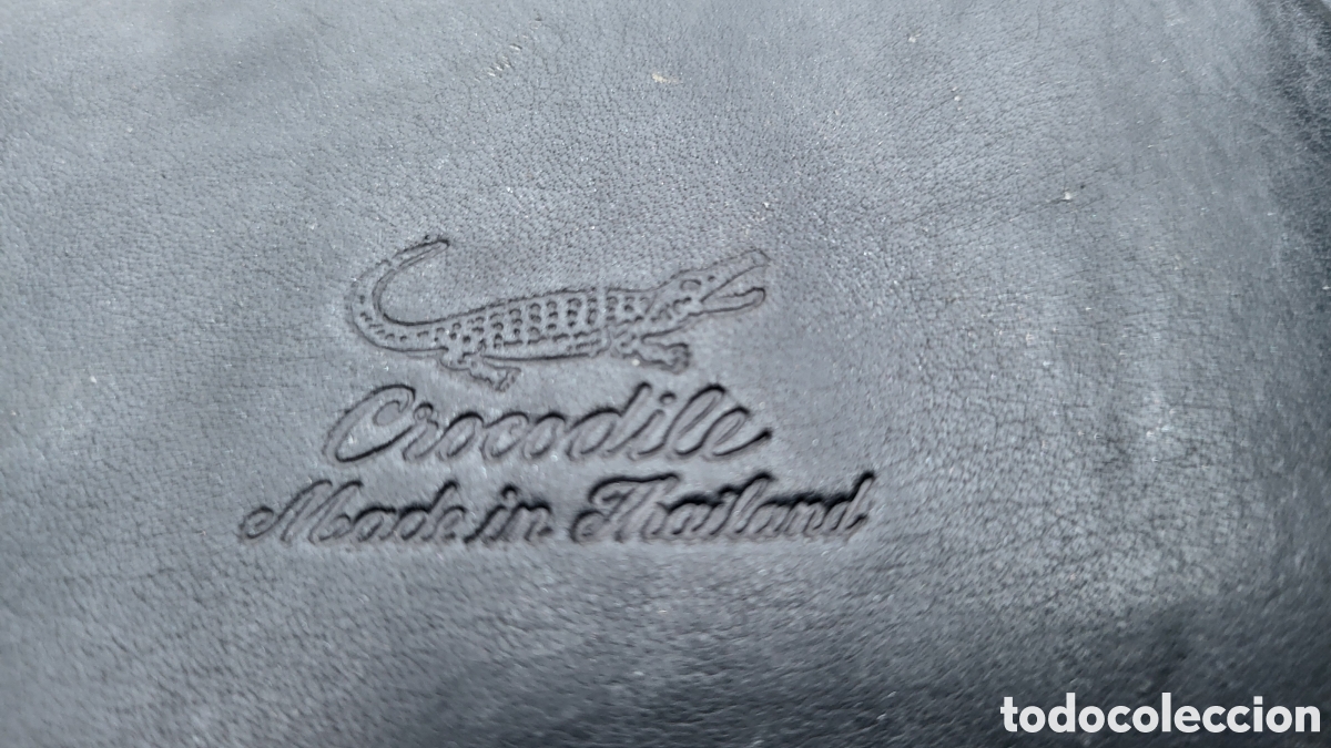 Vintage: BOLSO DE MANO PIEL COCODRILO - Foto 3