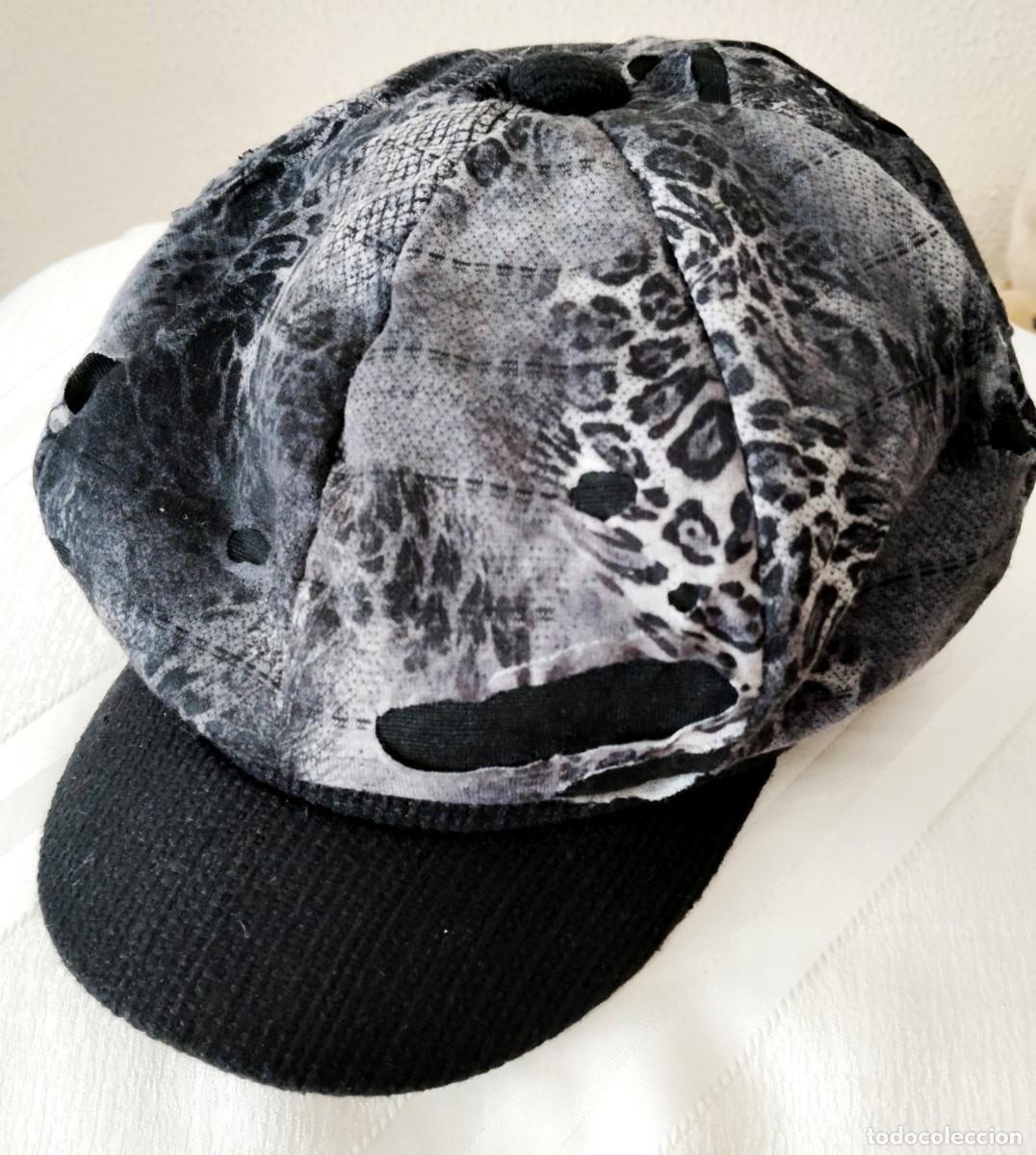Vintage: Gorra,estilo &rdquo;Baker-Boys&rdquo;.Unisex.Patchwork - Foto 1