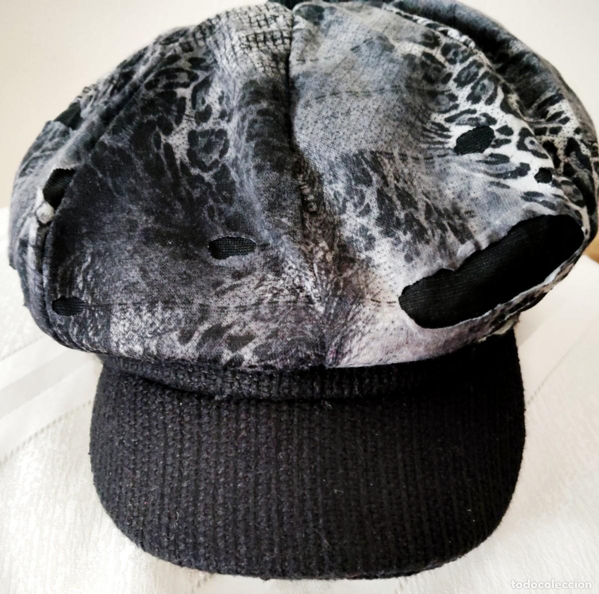 Vintage: Gorra,estilo &rdquo;Baker-Boys&rdquo;.Unisex.Patchwork - Foto 2
