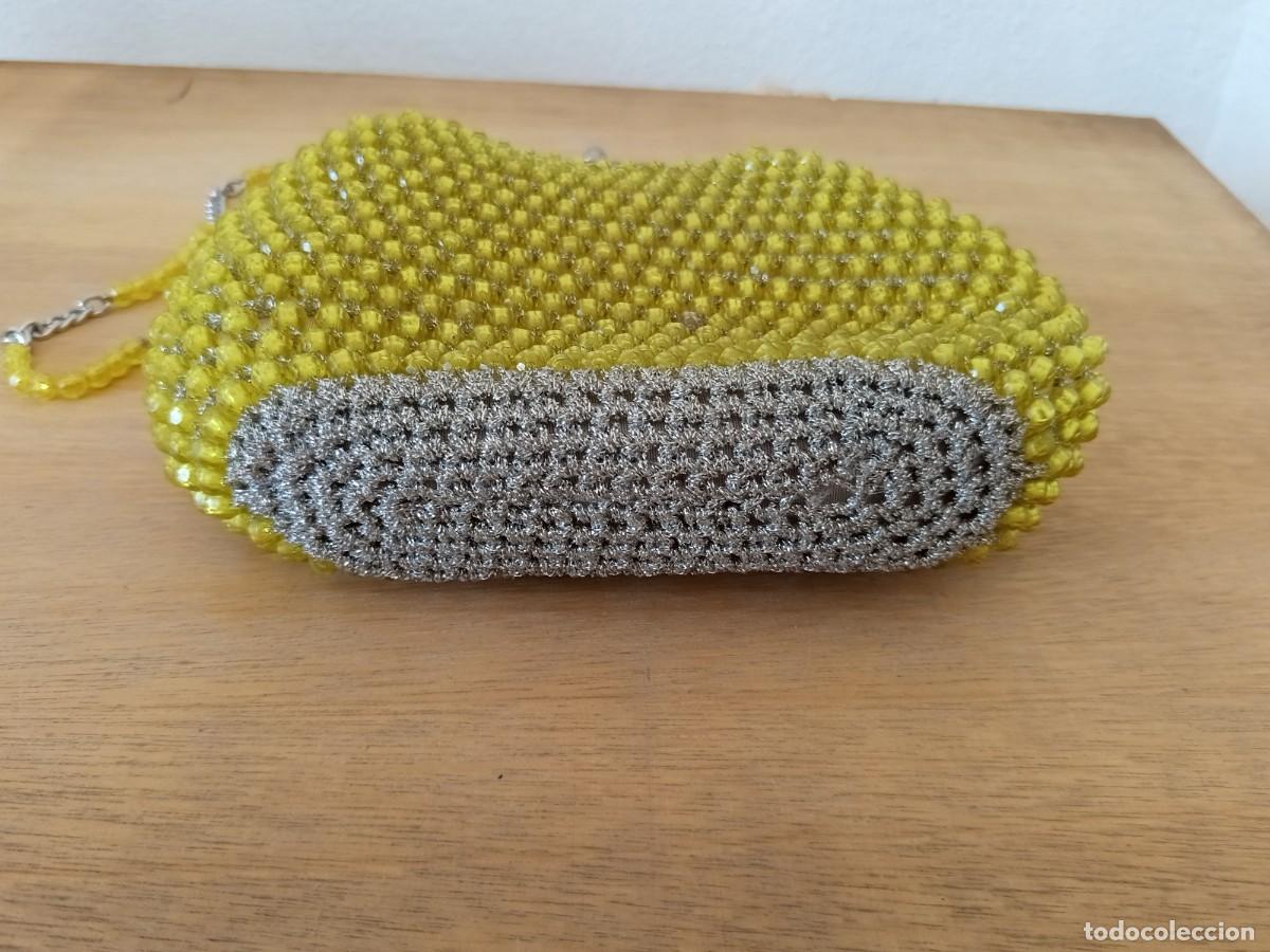 Vintage: Cartera de mujer con perlas de pl&aacute;stico.Vintage - Foto 2