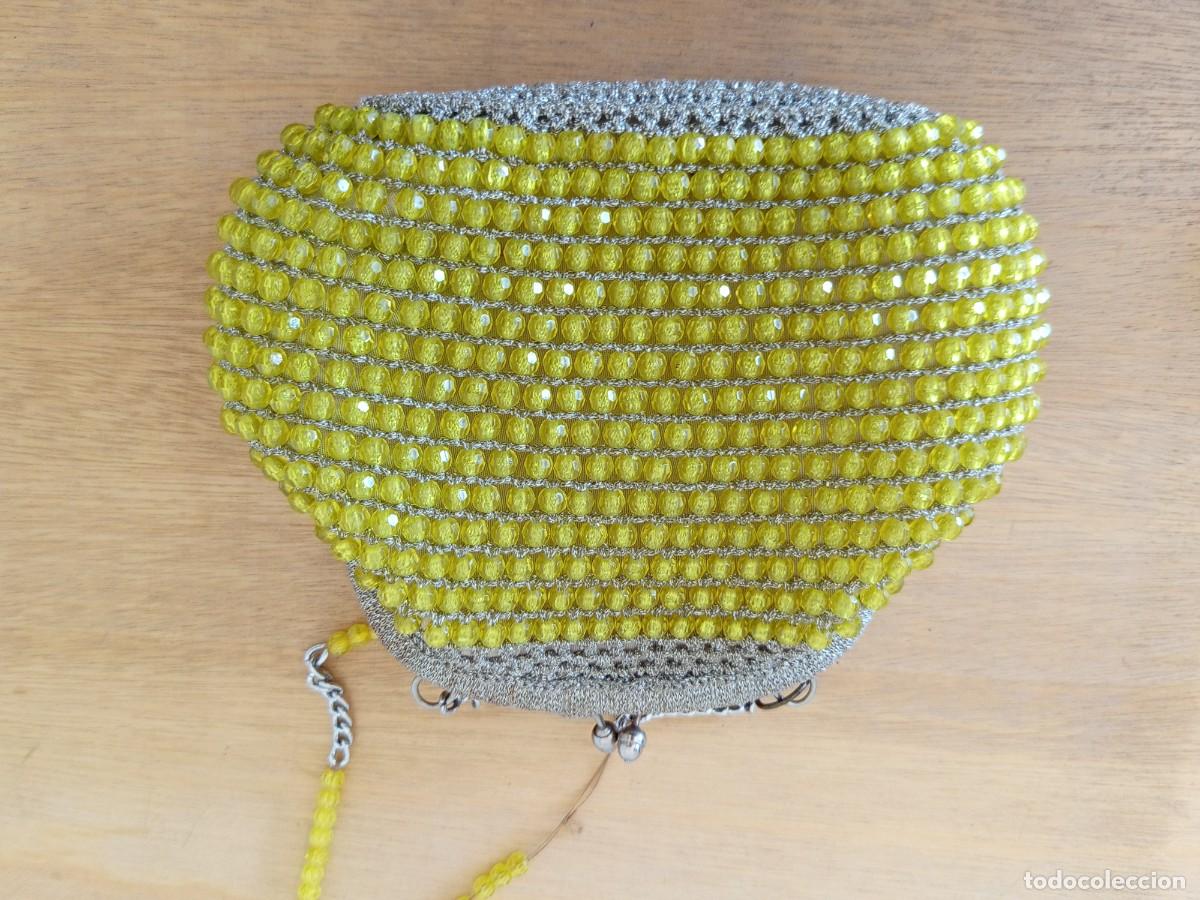Vintage: Cartera de mujer con perlas de pl&aacute;stico.Vintage - Foto 4