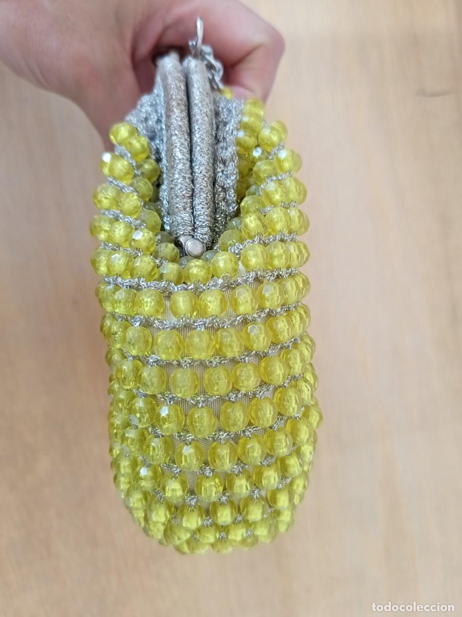 Vintage: Cartera de mujer con perlas de pl&aacute;stico.Vintage - Foto 5