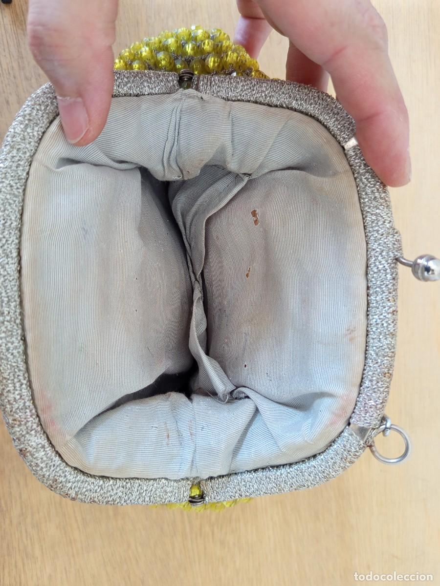 Vintage: Cartera de mujer con perlas de pl&aacute;stico.Vintage - Foto 7
