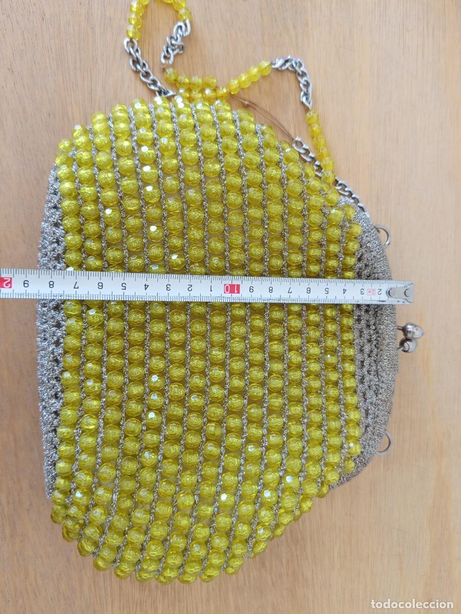 Vintage: Cartera de mujer con perlas de pl&aacute;stico.Vintage - Foto 9
