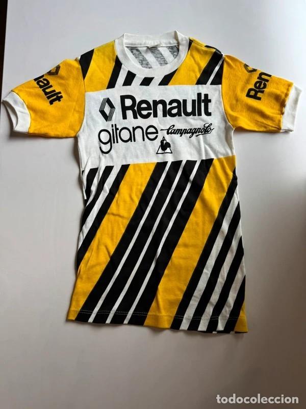 Lot de 2 maillots cyclistes vintage (enfants 7/9 ans) – Renault Gitane Campagnolo + La Redoute - Maillot de ciclismo