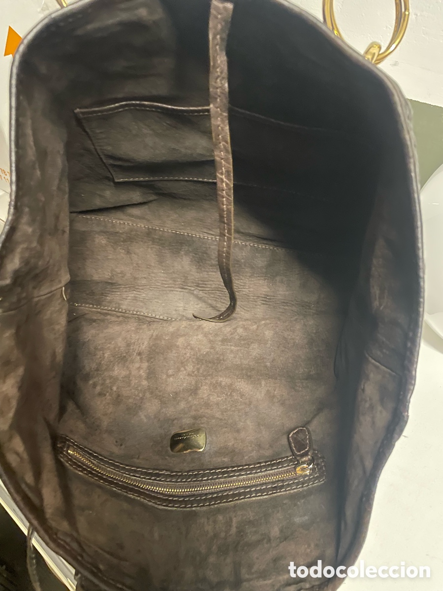 Vintage: Bolso Donna karan , color marr&oacute;n . - Foto 3