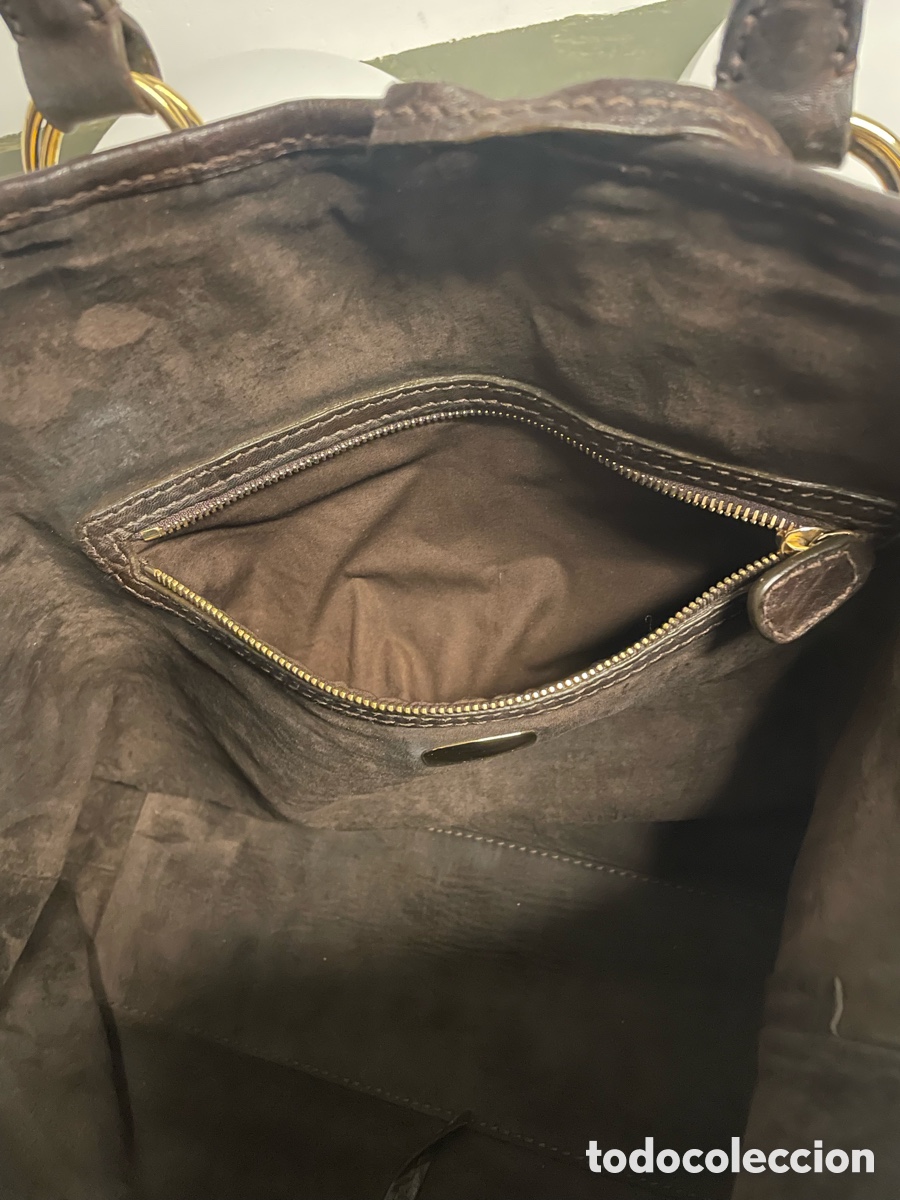 Vintage: Bolso Donna karan , color marr&oacute;n . - Foto 4