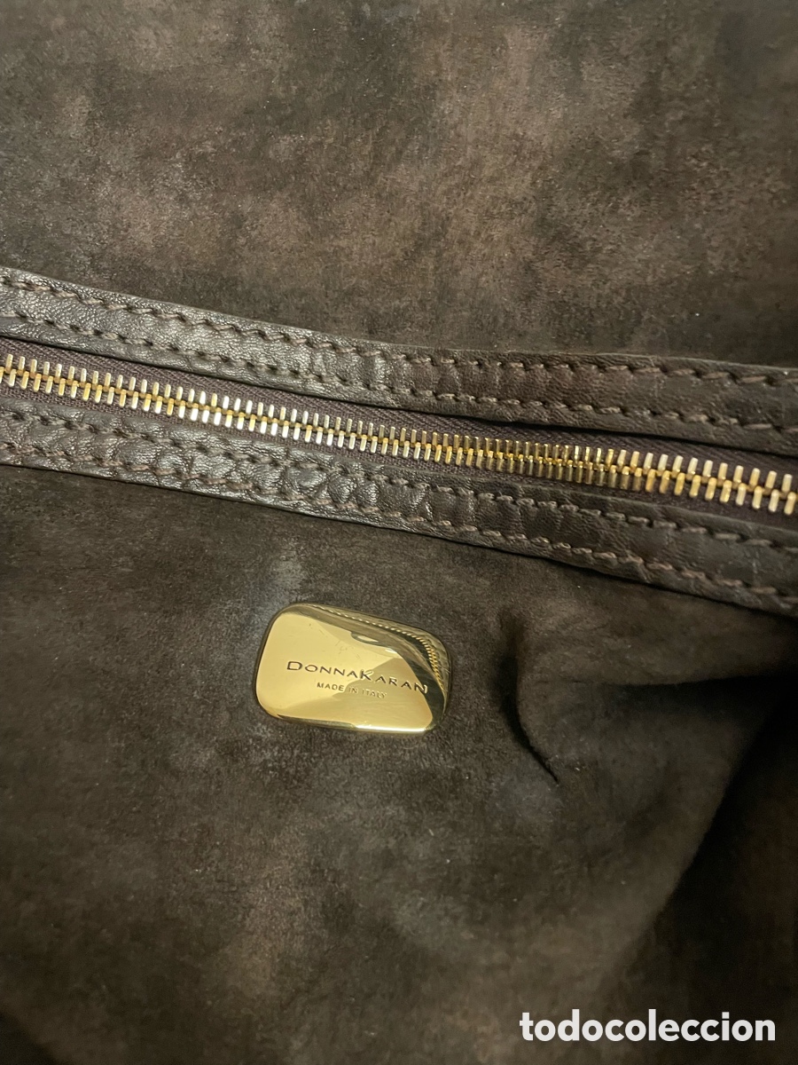Vintage: Bolso Donna karan , color marr&oacute;n . - Foto 5