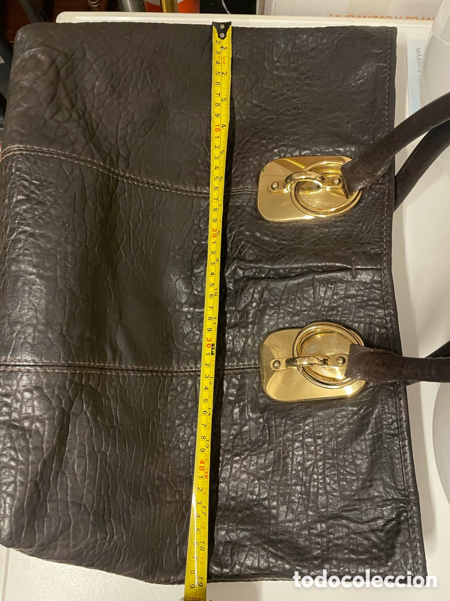 Vintage: Bolso Donna karan , color marr&oacute;n . - Foto 6