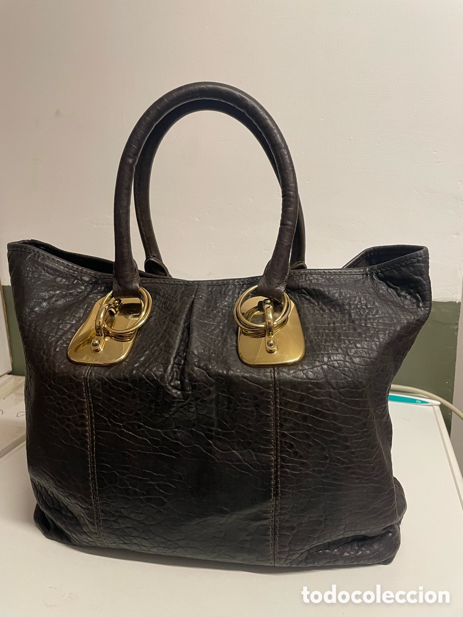 Vintage: Bolso Donna karan , color marr&oacute;n . - Foto 1