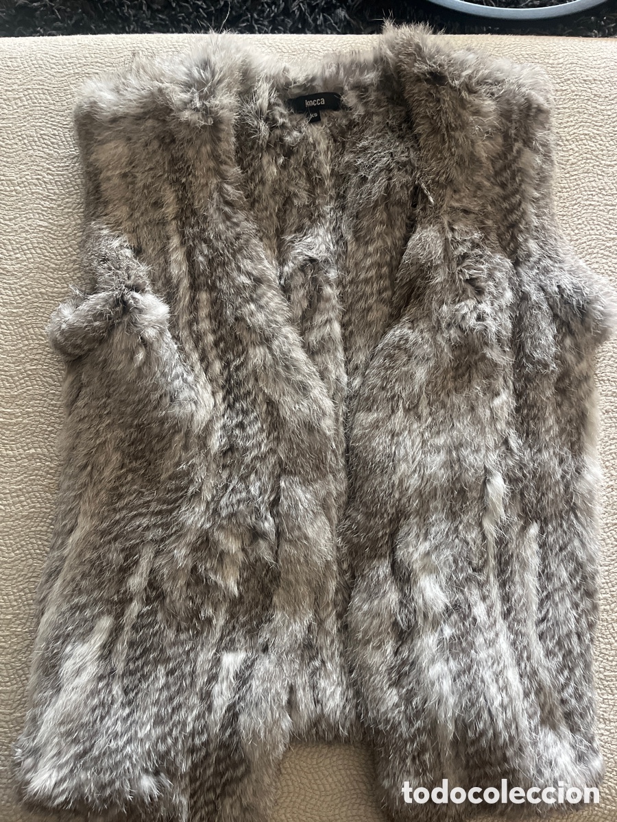 Vintage: Chaleco pelo conejo Kocca XS