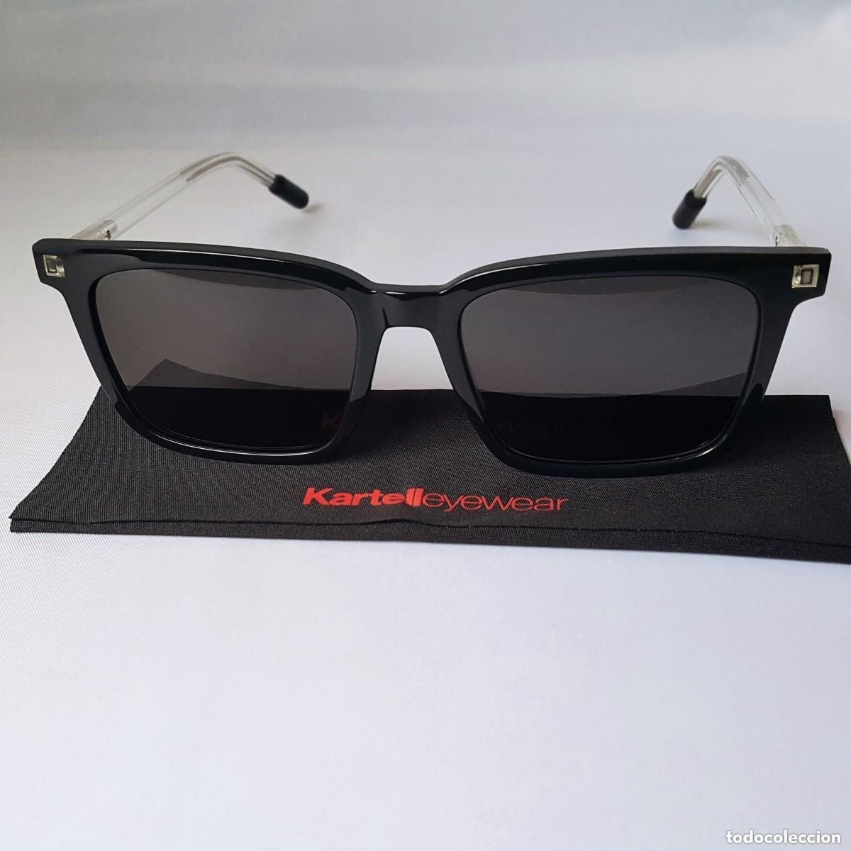 Vintage: Gafas KARTELL Clubmaster - Negras