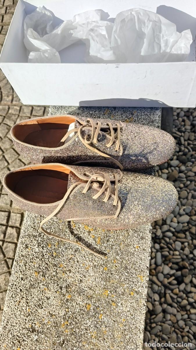 Vintage: Derby paillettes Bimba et Lola t35