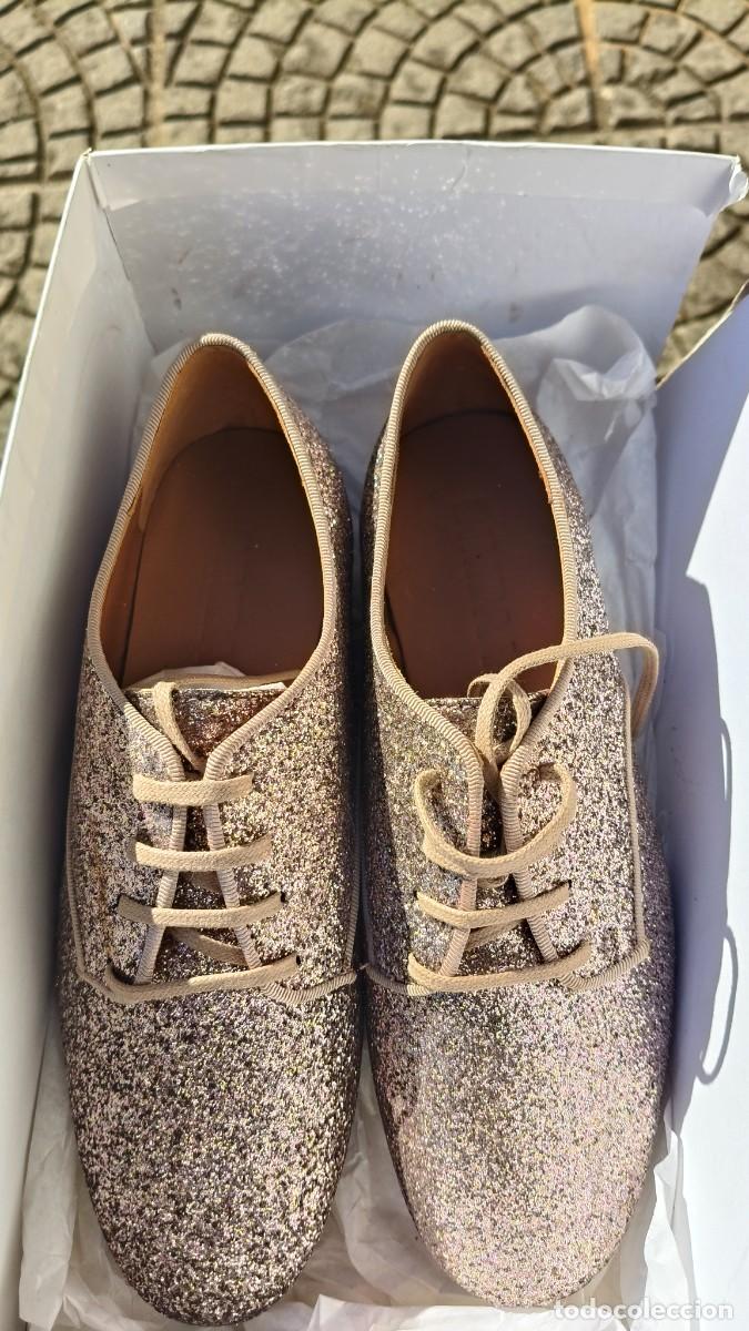 Vintage: Derby paillettes Bimba et Lola t35