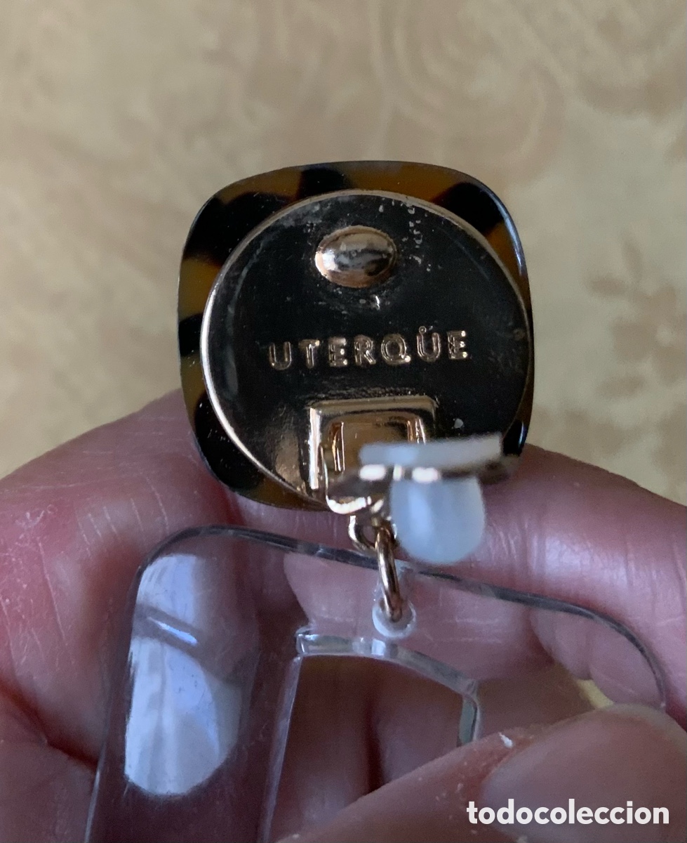 Vintage: PENDIENTES METACRILATO UTERQ&Uuml;E - Foto 7
