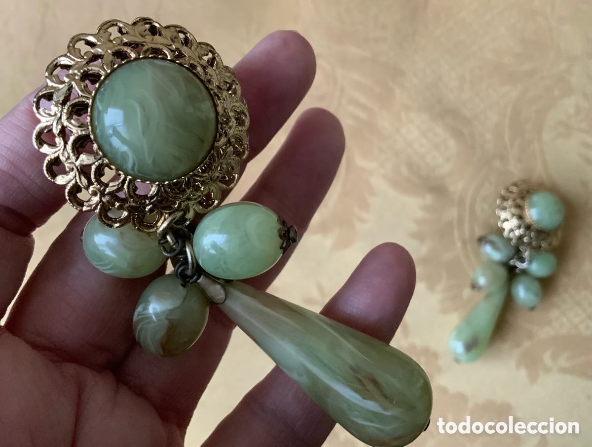 Vintage: PENDIENTES PG LARGOS A&Ntilde;OS 80 - Foto 10